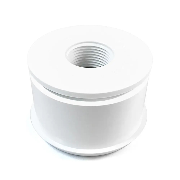 Aqua UV Union Half, 3/4 in. Reducer Bushing, Without Thread, with O-Ring [White]