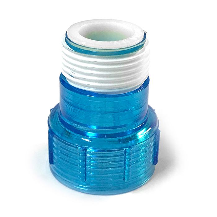 Aqua UV Quartz Cap With Ring - Clear Blue
