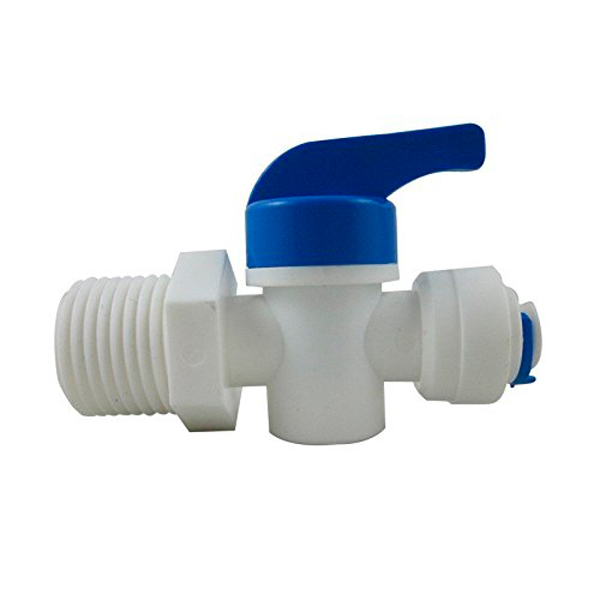 RO Hand Valve [1/4 in. tube x 1/4 in. MPT]