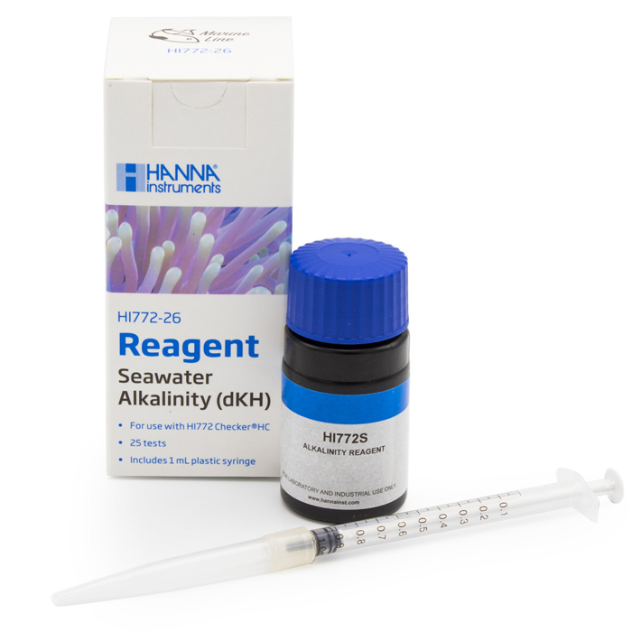 Hanna Marine Alkalinity (dKH) Checker Reagents [25 Tests]