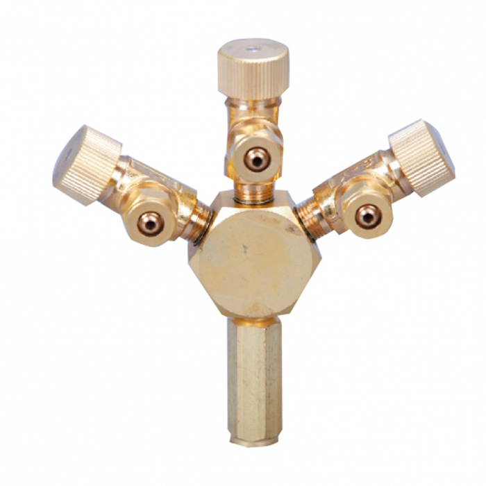 ISTA Metal CO2/Air Flow Regulator - 3 Way