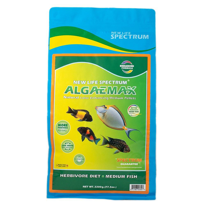 New Life AlgaeMAX Medium Sinking 2mm-2.5mm Pellet [2200 g]