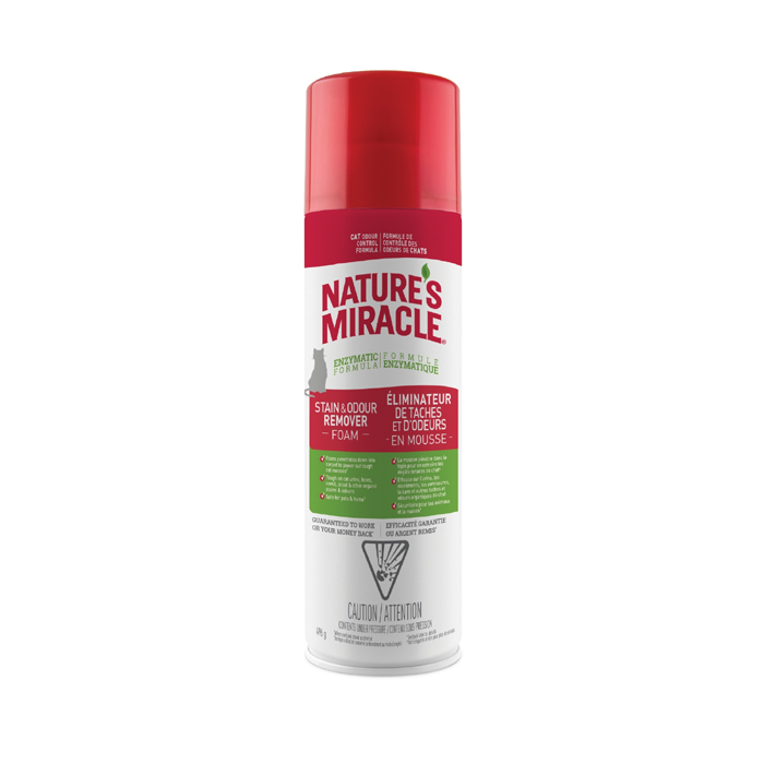 Nature's Miracle Cat Stain & Odour Remover Foam Aerosol [17.5 oz]