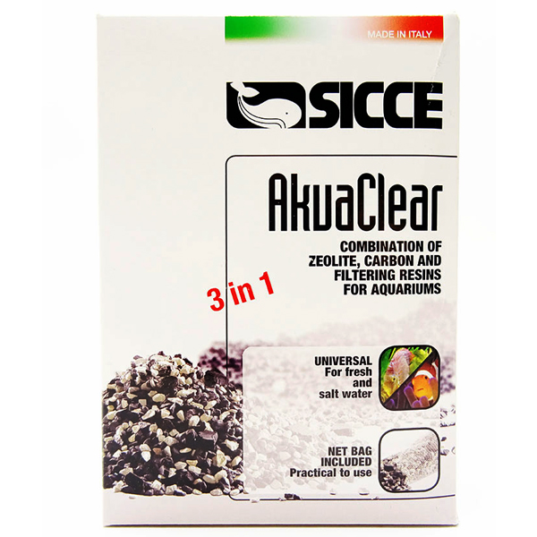 Sicce Akuaclear Resin w/ Carbon & Zeolite [1000 mL]