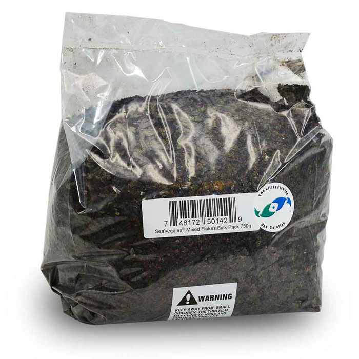 Two Little Fishies SeaVeggies Mixed Seaweed Flakes Bulk Pack [750 g]