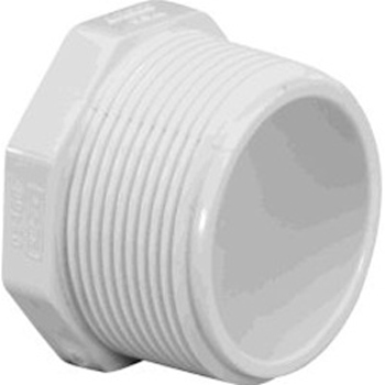 Dura Plastics 1 in. Threaded PVC plug - Male